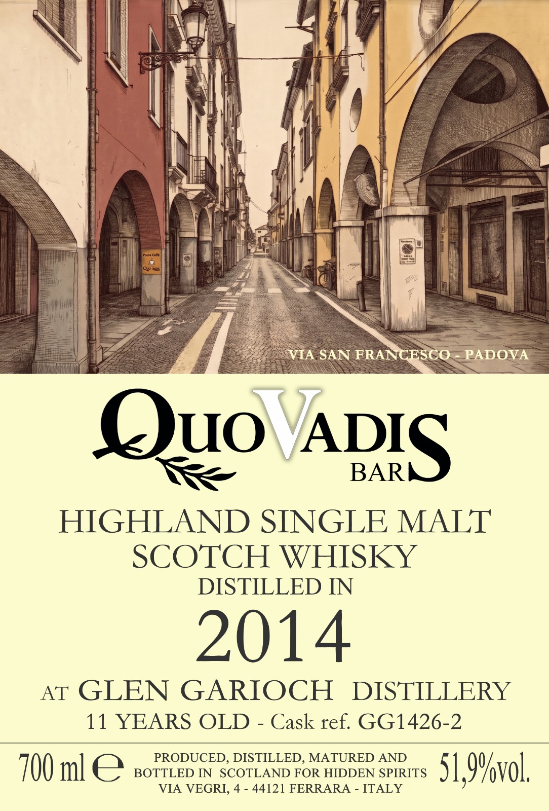 Bar Quo Vadis - Primo Rilascio: Glen Garioch 11 Anni Cask Strength